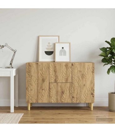 vidaXL Sideboard Artisan Oak 89 x 34.5 x 60 cm Engineered Wood — V0672202801