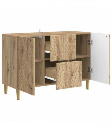 vidaXL Sideboard Artisan Oak 89 x 34.5 x 60 cm Engineered Wood — V0672202801