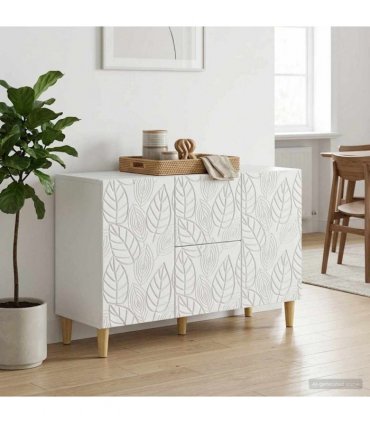 vidaXL Sideboard White 89 x 34.5 x 60 cm Engineered Wood