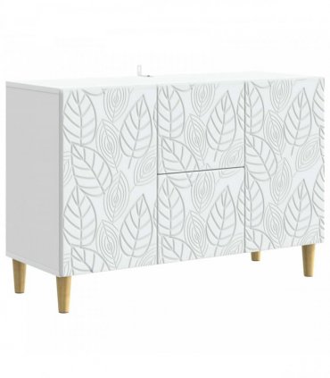 vidaXL Sideboard White 89 x 34.5 x 60 cm Engineered Wood