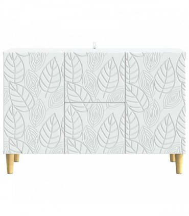 vidaXL Sideboard White 89 x 34.5 x 60 cm Engineered Wood