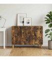 vidaXL Sideboard Smoked Oak 89 x 34.5 x 60 cm Engineered Wood — V0672202806