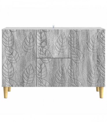 vidaXL Sideboard Grey Sonoma 89 x 34.5 x 60 cm Engineered Wood — V0672202807