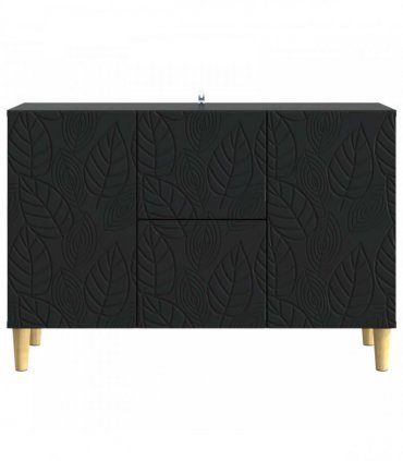 vidaXL Sideboard Black 89 x 34.5 x 60 cm Engineered Wood