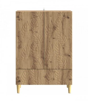 vidaXL Sideboard Artisan Oak 66 x 34.5 x 95 cm Engineered Wood — V0672202810