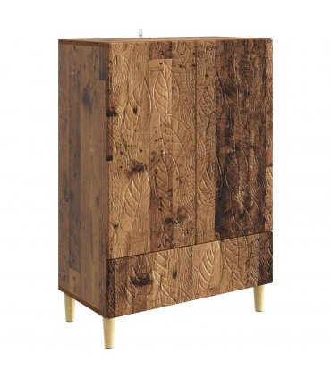 vidaXL Sideboard Old Wood 66 x 34.5 x 95 cm Engineered Wood — V0672202812
