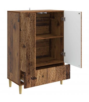 vidaXL Sideboard Old Wood 66 x 34.5 x 95 cm Engineered Wood — V0672202812