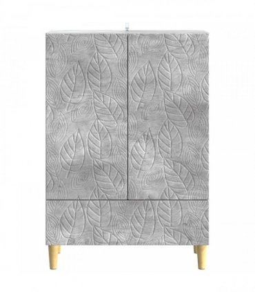 vidaXL Sideboard Concrete Grey 66 x 34.5 x 95 cm Engineered Wood — V0672202814