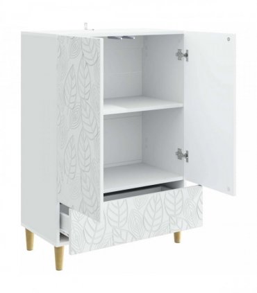 vidaXL Sideboard White 66 x 34.5 x 95 cm Engineered Wood