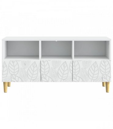 vidaXL TV Cabinet 102 x 34.5 x 50 cm White Engineered Wood