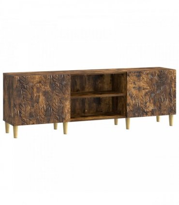 vidaXL TV Cabinet 150 x 31 x 50 cm Smoked Oak Engineered Wood