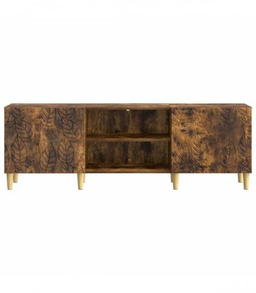 vidaXL TV Cabinet 150 x 31 x 50 cm Smoked Oak Engineered Wood