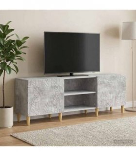 vidaXL TV Cabinet 150 x 31 x 50 cm Concrete Grey Engineered Wood