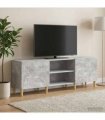 vidaXL TV Cabinet 150 x 31 x 50 cm Concrete Grey Engineered Wood