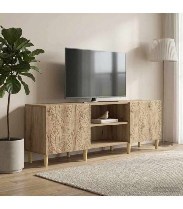 vidaXL TV Cabinet 150 x 31 x 50 cm Artisan Oak Engineered Wood