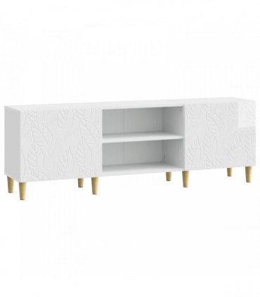 vidaXL TV Cabinet 150 x 31 x 50 cm High Gloss White Engineered Wood