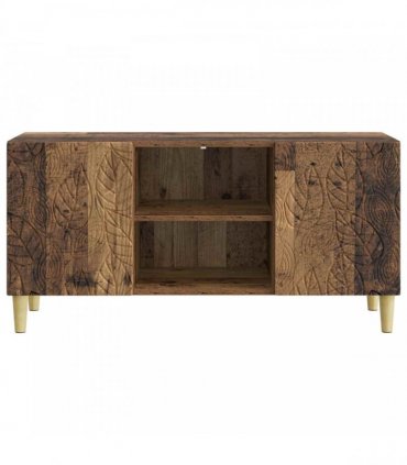 vidaXL TV Cabinet 102 x 34.5 x 50 cm Old Wood Engineered Wood — V0672202838