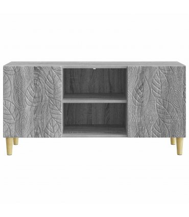 vidaXL TV Cabinet 102 x 34.5 x 50 cm Grey Sonoma Engineered Wood — V0672202840