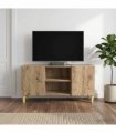 vidaXL TV Cabinet 102 x 34.5 x 50 cm Artisan Oak Engineered Wood — V0672202843