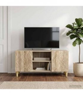 vidaXL TV Cabinet 102 x 34.5 x 50 cm Sonoma Oak Engineered Wood — V0672202845