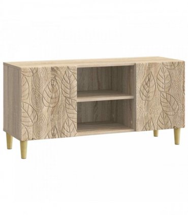 vidaXL TV Cabinet 102 x 34.5 x 50 cm Sonoma Oak Engineered Wood — V0672202845