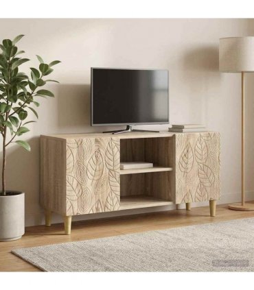 vidaXL TV Cabinet 102 x 34.5 x 50 cm Sonoma Oak Engineered Wood — V0672202845