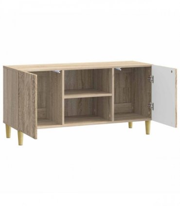 vidaXL TV Cabinet 102 x 34.5 x 50 cm Sonoma Oak Engineered Wood — V0672202845