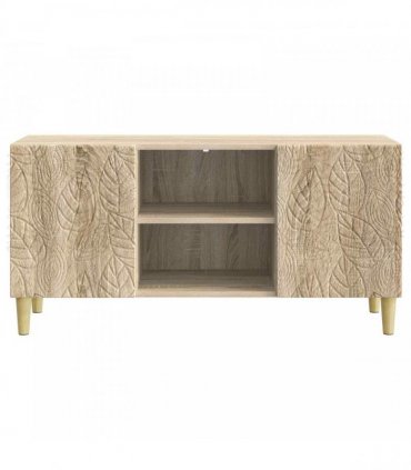 vidaXL TV Cabinet 102 x 34.5 x 50 cm Sonoma Oak Engineered Wood — V0672202845