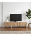 vidaXL TV Cabinet 147 x 34.5 x 30 cm Artisan Oak Engineered Wood