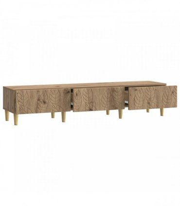 vidaXL TV Cabinet 147 x 34.5 x 30 cm Artisan Oak Engineered Wood