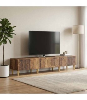 vidaXL TV Cabinet 147 x 34.5 x 30 cm Old Wood Engineered Wood