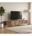 vidaXL TV Cabinet 147 x 34.5 x 30 cm Old Wood Engineered Wood