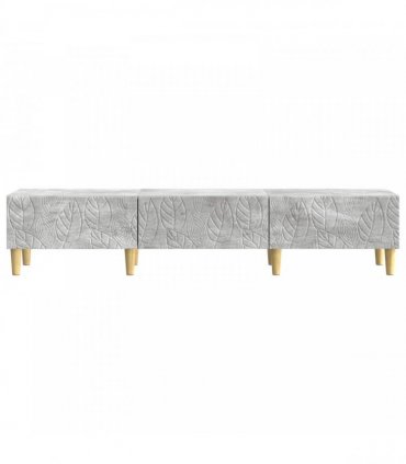 vidaXL TV Cabinet 147 x 34.5 x 30 cm Concrete Grey Engineered Wood