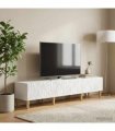 vidaXL TV Cabinet 147 x 34.5 x 30 cm White Engineered Wood