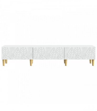 vidaXL TV Cabinet 147 x 34.5 x 30 cm White Engineered Wood