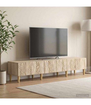 vidaXL TV Cabinet 147 x 34.5 x 30 cm Sonoma Oak Engineered Wood