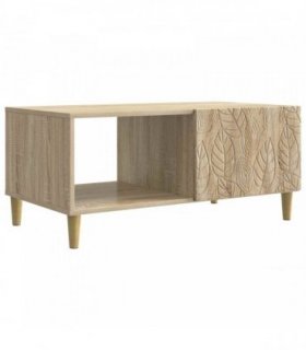 vidaXL Coffee Table Sonoma Oak 90 x 50 x 40 cm Engineered Wood — V0672202865