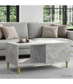 vidaXL Coffee Table Concrete Grey 90 x 50 x 40 cm Engineered Wood — V0672202866