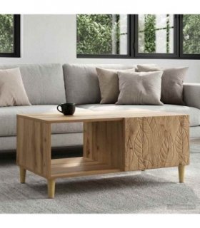 vidaXL Coffee Table Artisan Oak 90 x 50 x 40 cm Engineered Wood — V0672202870