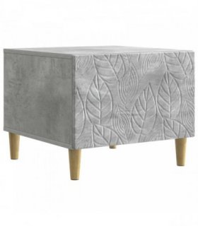 vidaXL Coffee Table Concrete Grey 50 x 49 x 40 cm Engineered Wood
