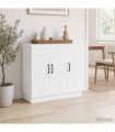vidaXL Sideboard White 89 x 34.5 x 77 cm Engineered Wood
