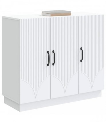 vidaXL Sideboard White 89 x 34.5 x 77 cm Engineered Wood