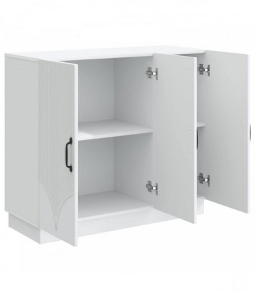 vidaXL Sideboard White 89 x 34.5 x 77 cm Engineered Wood