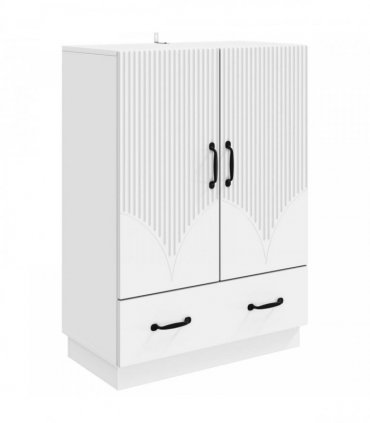 vidaXL Sideboard with Drawer White 66 x 34.5 x 92 cm Engineered Wood — V0672202892
