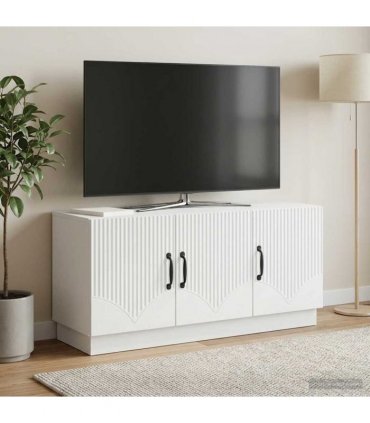 vidaXL TV Cabinet White 99 x 34.5 x 47 cm Engineered Wood