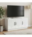 vidaXL TV Cabinet White 99 x 34.5 x 47 cm Engineered Wood