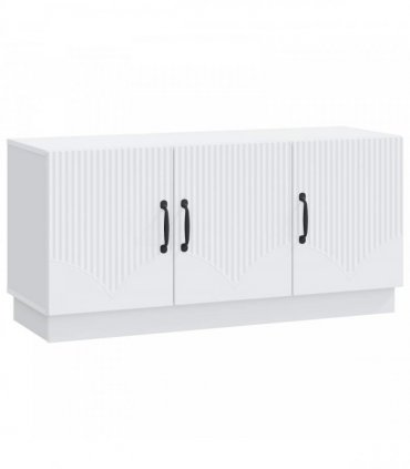 vidaXL TV Cabinet White 99 x 34.5 x 47 cm Engineered Wood