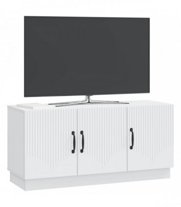 vidaXL TV Cabinet White 99 x 34.5 x 47 cm Engineered Wood