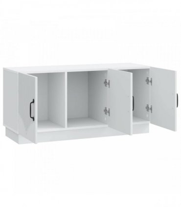 vidaXL TV Cabinet White 99 x 34.5 x 47 cm Engineered Wood