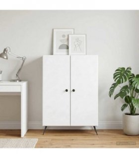 vidaXL Sideboard White 66 x 34.5 x 90 cm Engineered Wood — V0672202901